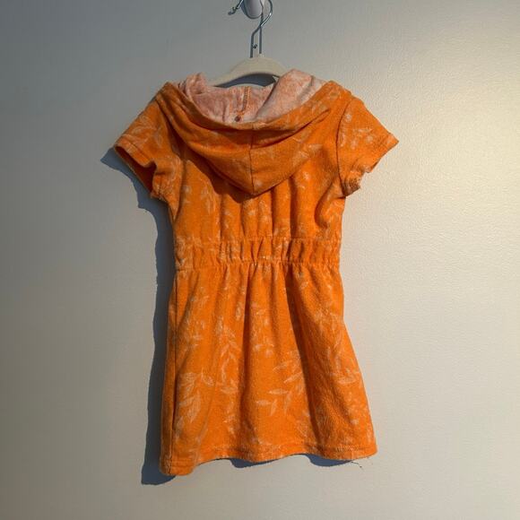 Eddie Bauer One-Piece Swimsuit & Terry Cover-Up Set, Orange, 24 Months - Picture 4 of 9